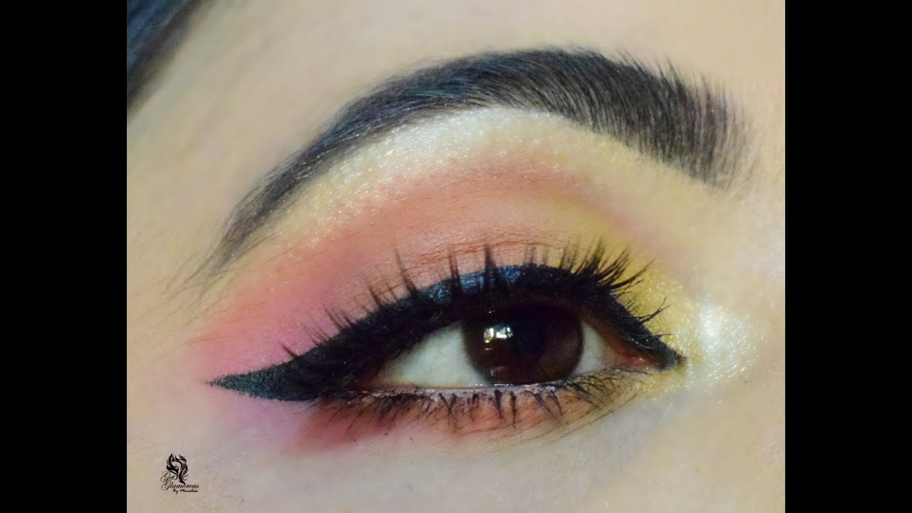 Easy Colorful Summer Eye Makeup || Eye Makeup Tutorial #21 - YouTube