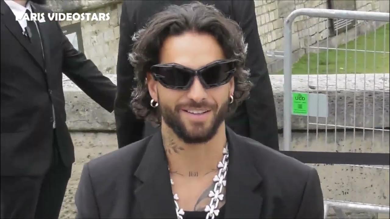 Maluma @ Paris Fashion Week 22 june 2023 show Givenchy 