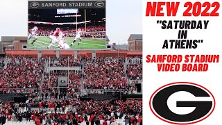 NEW 2022 Georgia Football, Saturday In Athens Sanford Stadium Video (Featuring Vince Dooley)