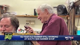 After 67 years of cutting hair, 92-year-old barber continues clipping in the capital city