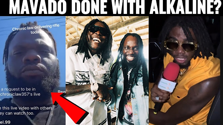 CHRONIC LAW Seen Man ISSUE Warning ALKALINE Get DISS Mavado DONE With HIM Up Seen With Vybz Kartel!