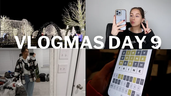 Vlogmas Day 9: Christmas Light Show, GRWM, and Wor...