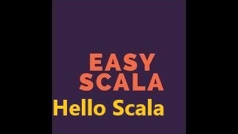 Easy Scala Level2: Tutorial 1-How to write first Hello Scala program in Scala using Intellij