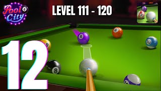 Pooking - Billiards City -Part 12 - Walkthrough - All Combo - Levels 111 - 120 - Android Gameplay HD screenshot 3