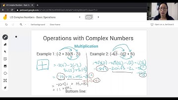 Complex Numbers -  Multiplication and Division