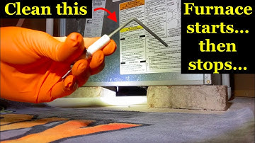 How to clean furnace Flame Sensor Properly & Safely!