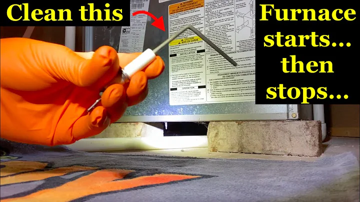 How to clean furnace Flame Sensor Properly & Safely!