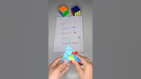 how to solve pyraminx cube 😲. #shorts #shortsfeed #viral #bangladesh #subscribe #cuber
