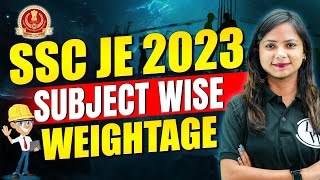 SSC JE Subject Wise Weightage Civil | SSC JE 2023