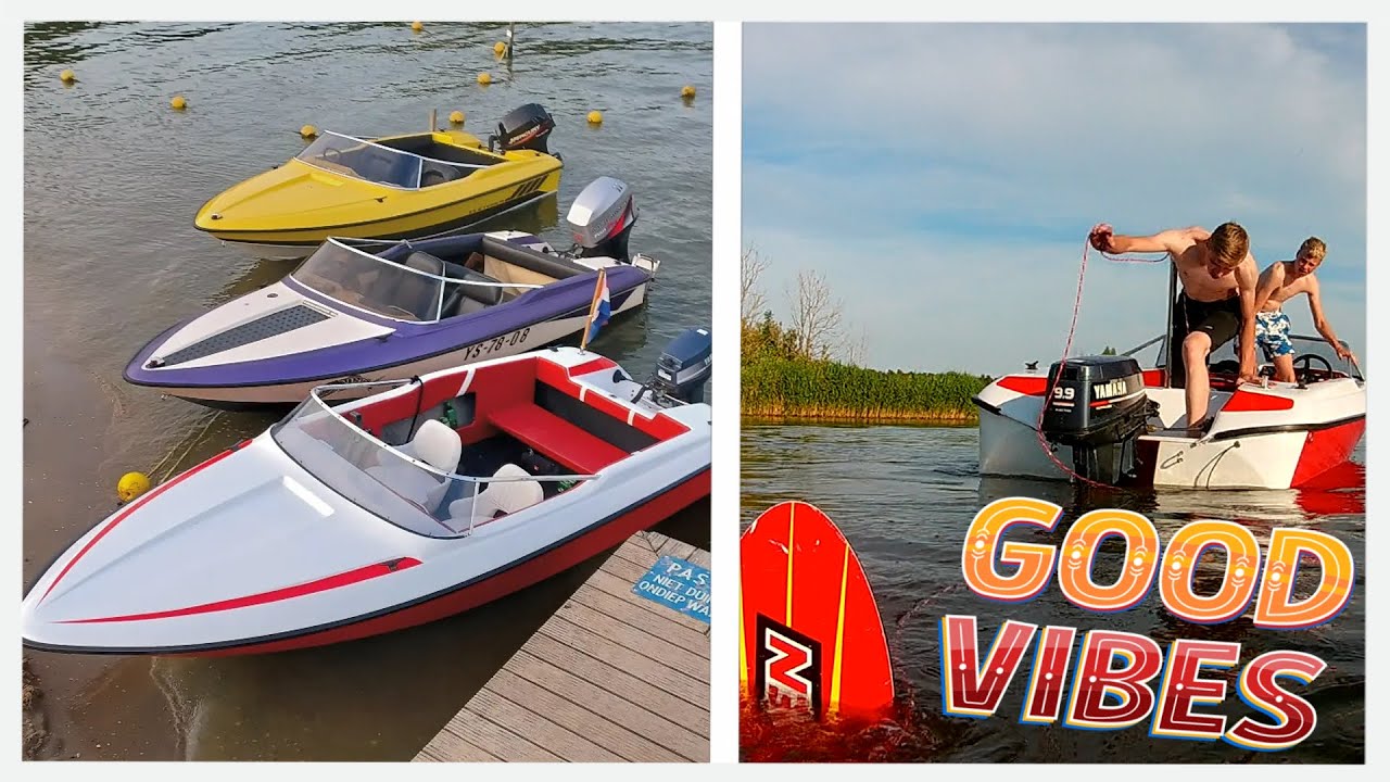 Planerende schuiten en Waterskiën achter de Fletcher!! - Seizoens Opening 2022