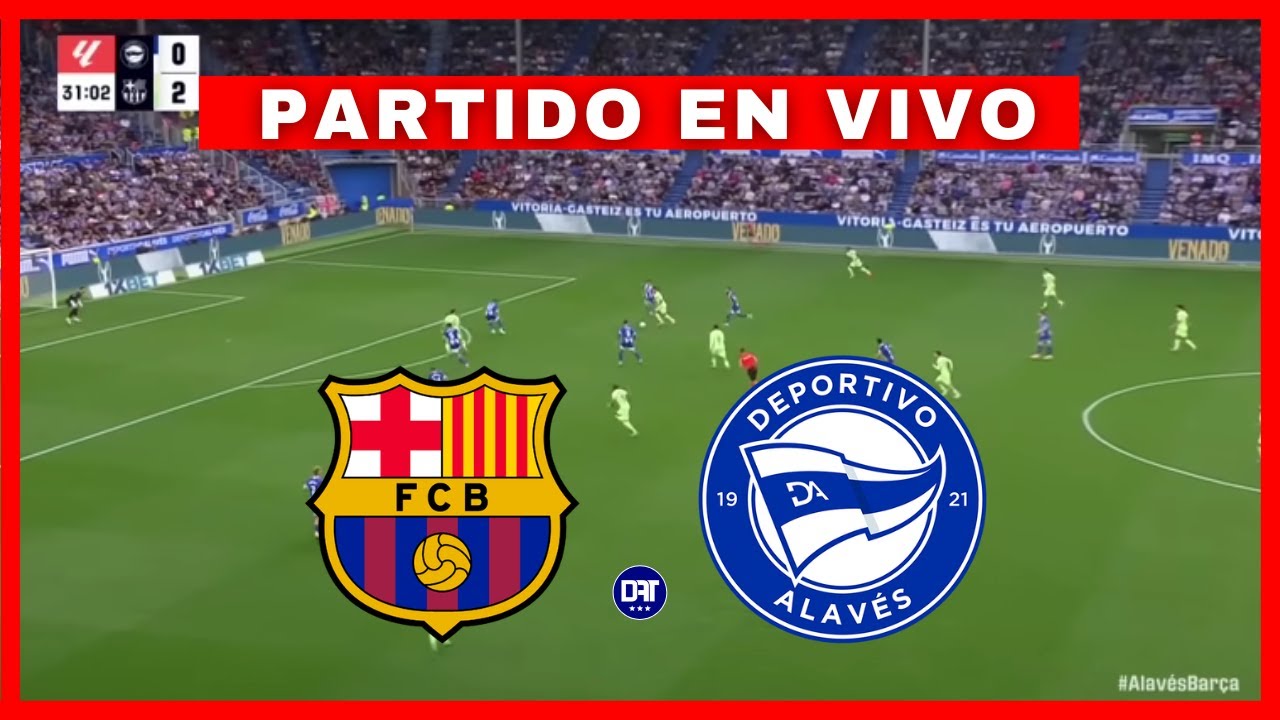 El BARCELONA le ganó 1 a 0 al ALAVÉS y quedó a 4 PUNTOS del REAL MADRID ...