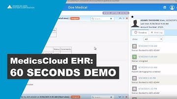 MedicsCloud™ EHR 60 Second Demo