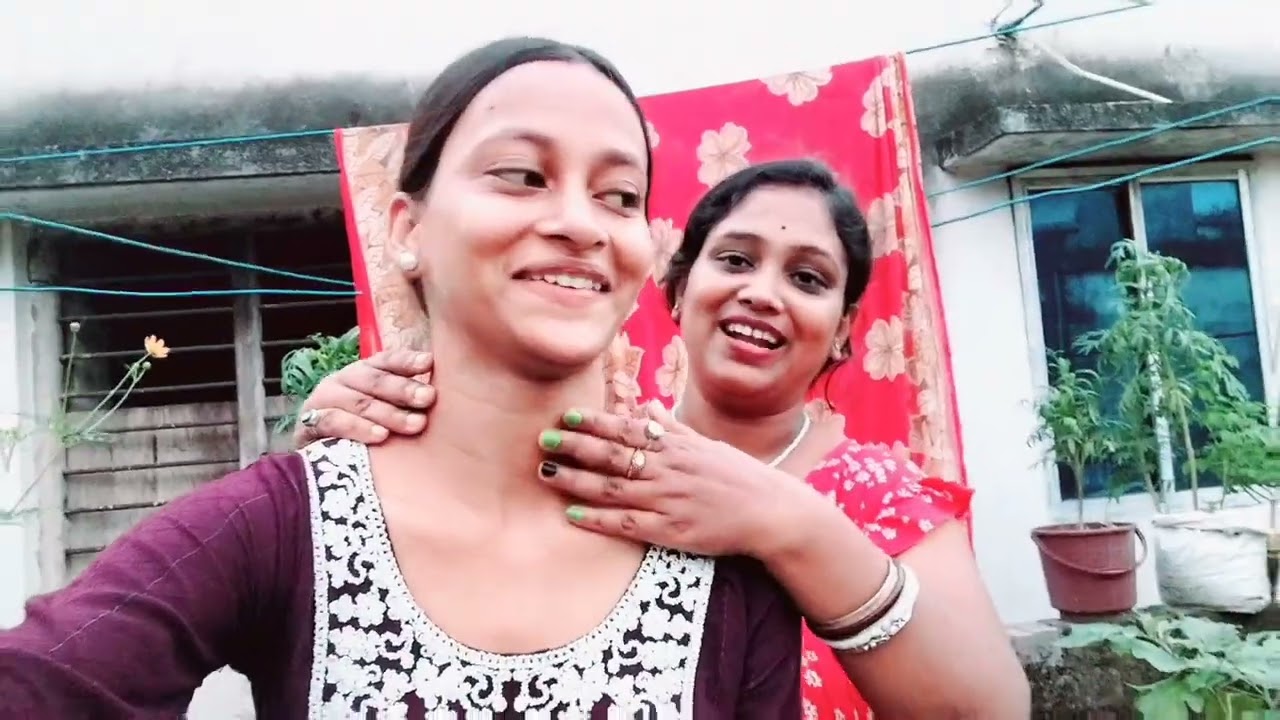 Neck massage challenge//neck massage with sister