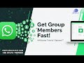 How to Get Group Members Fast - WASender Tutorial | Extract WhatsApp Group Contacts #digivateit