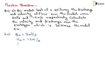 2nd Numerical of River Model - Dimensional Analysis - Applied Hydraulics