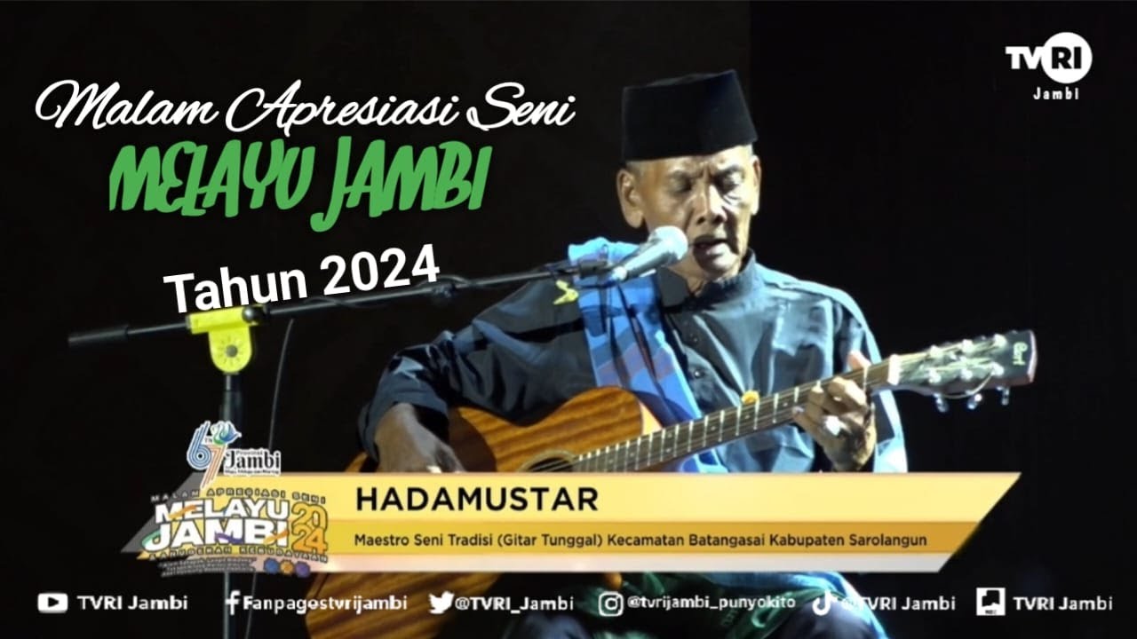 MALAM APRESIASI SENI MELAYU JAMBI | Edisi 10 Januari 2024#HUT67Jambi#TVRIJambi#MediaPemersatuBangsa