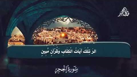 سورة الحجر | القارئ الشاب طارق محمد