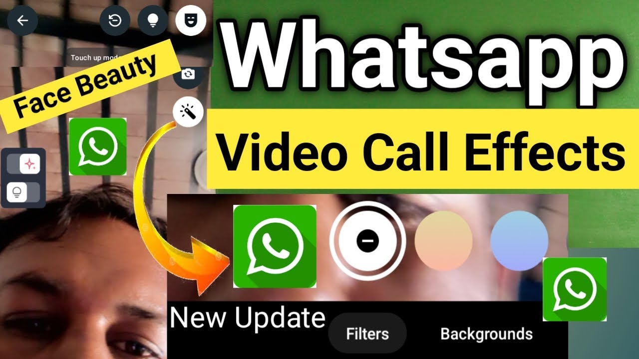 New Update How to Add Filter to Whatsapp Video Call | How to Set Beauty