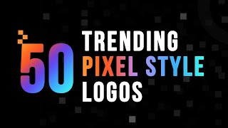 50 Trending Pixel Style Logo Design | New Pixel Style Logos Collection | Latest Logo Style screenshot 4