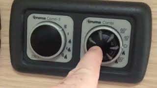 How to use the Truma Combi or Trumatic Heating & Hot Water System