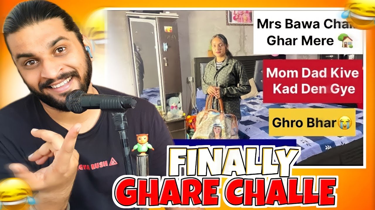 Finally Mr. And Mrs. Bawa Challe Aavde ghar🏫