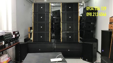 Bán trả góp Dàn loa Array 120 Triệu cho khách Hải Dương. LH 0934554129