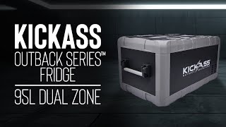 KickAss Outback Series™ 95L Dual Zone 12v Fridge/Freezer