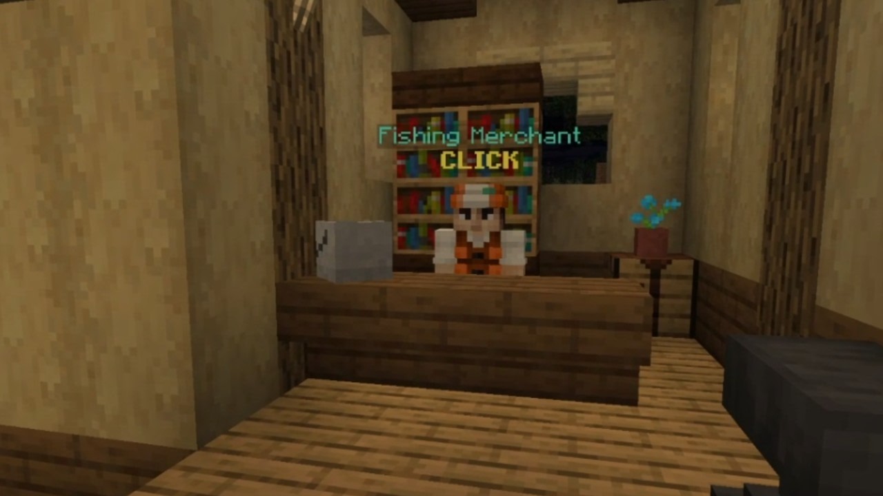 Hypixel Skyblock - Where to Find the Fishing Merchant (New Hub) - YouTube