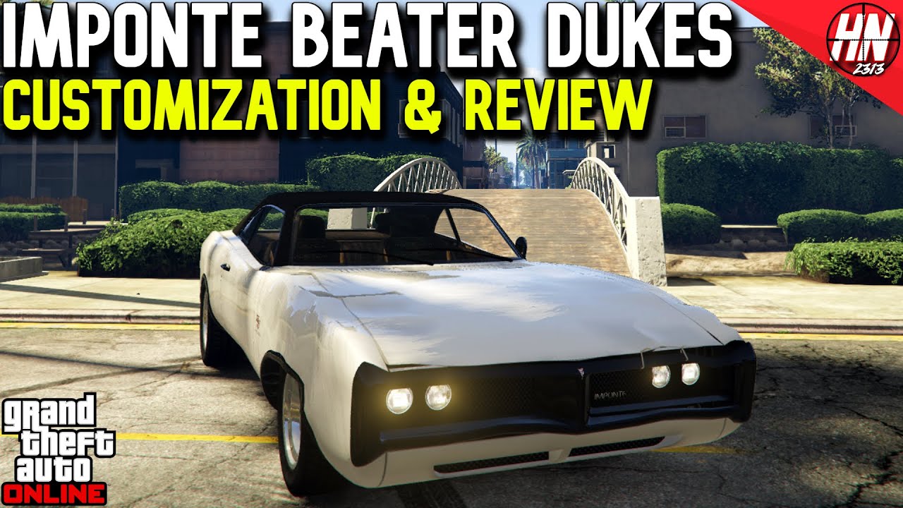 Imponte Beater Dukes Customization & Review GTA Online YouTube