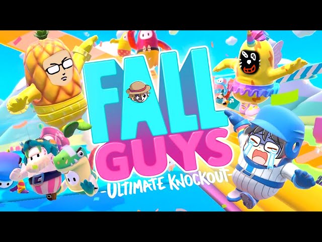 4人実況 60人で事故だらけの大爆笑フォールガイズ Fall Guys Litetube
