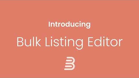 Bulk Listing Editor for Etsy