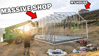 BUILDING MY DREAM HOME AUTOMOTIVE GARAGE!!