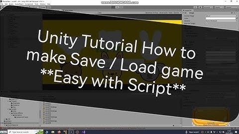 Unity Tutorial How to make Save Game progress and Continue Button **Easy with Script"