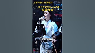 《西海情歌》徐子尧带领万人合唱#徐子尧 #西海情歌 #刀郎乌鲁木齐演唱会 #音樂 #music #shorts