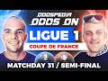 French Cup Semifinals &amp; Ligue 1 Predictions 2025/26 Matchday 31 | Best Football Betting Tips Today