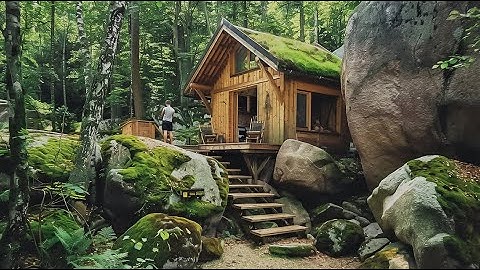 90 Day Primitive Survival Challenge | Living, Building & Cooking on a Cliff