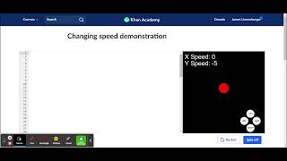 Changing speed demonstration | Computer programming | Khan Academy