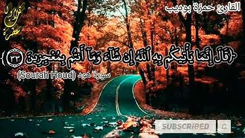 تلات خاشعة للقارئ حمز بوديب سورة هود