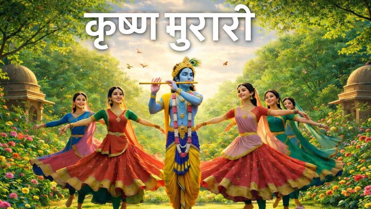 Krishna Murari | Marathi Song | कृष्ण मुरारी | 3d animated Song | Tiny AlphabetsTown 