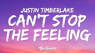 Justin Timberlake - Cant Stop The Feeling Lyrics