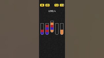Water Sort puzzle (Level 4) Walkthrough