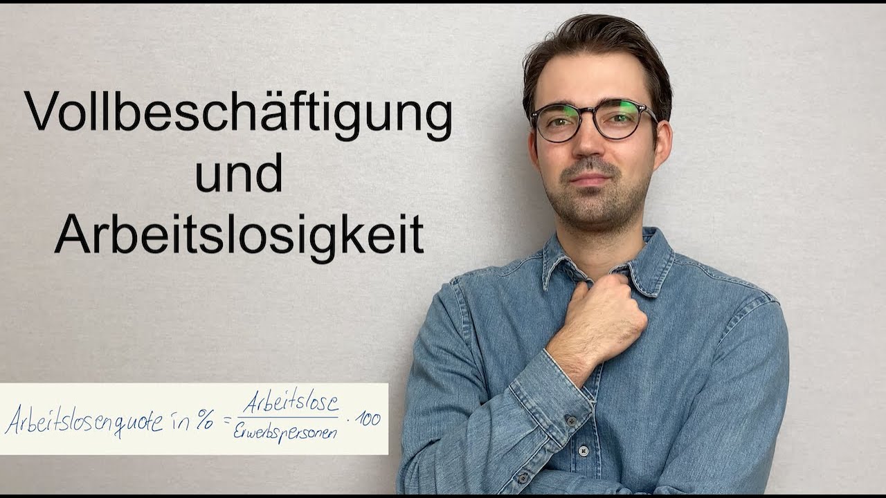 Vollbeschäftigung/Arbeitslosigkeit einfach erklärt | Hoher Beschäftigungsstand im Magischen ...