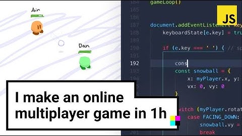 Making an Online Multiplayer Browser Game in 1h during HackUPC