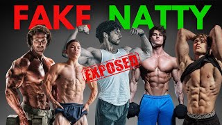 Fake Natty Bodybuilders 2024 Exposed 😱 | India se bhi koi hai 😱 #bodybuilding #fakenatty #nattyornot