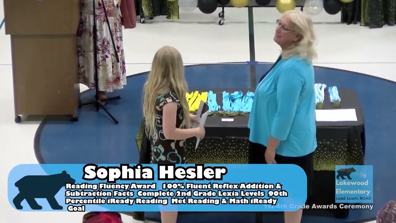 Lakewood 1st 4th Grade Awards Ceremony May 23, 2023