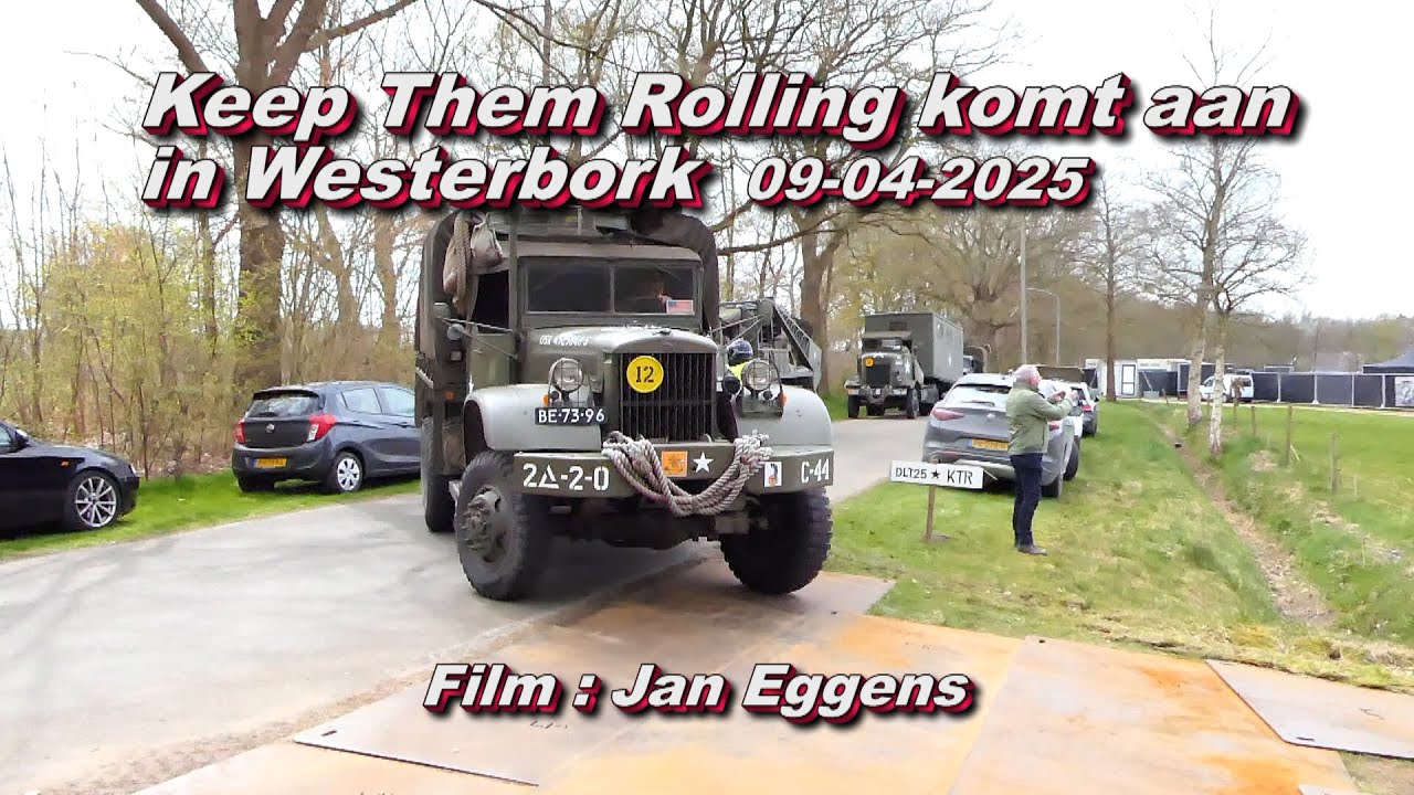 Keep Them Rolling komt aan in Westerbork 09 04 2025