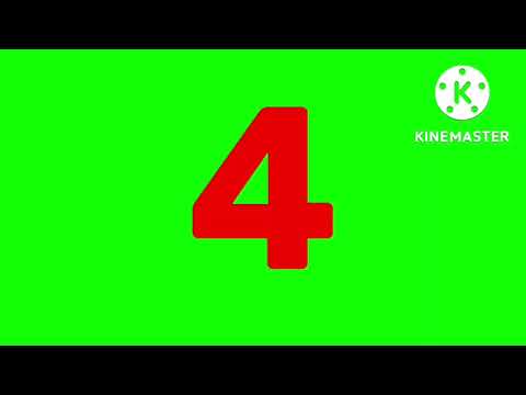 5 Seconds Countdown with Red Text Rubik Bold Free to Use
