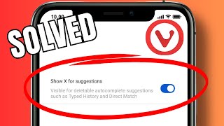 How to enable search engine suggestions in Vivaldi screenshot 5