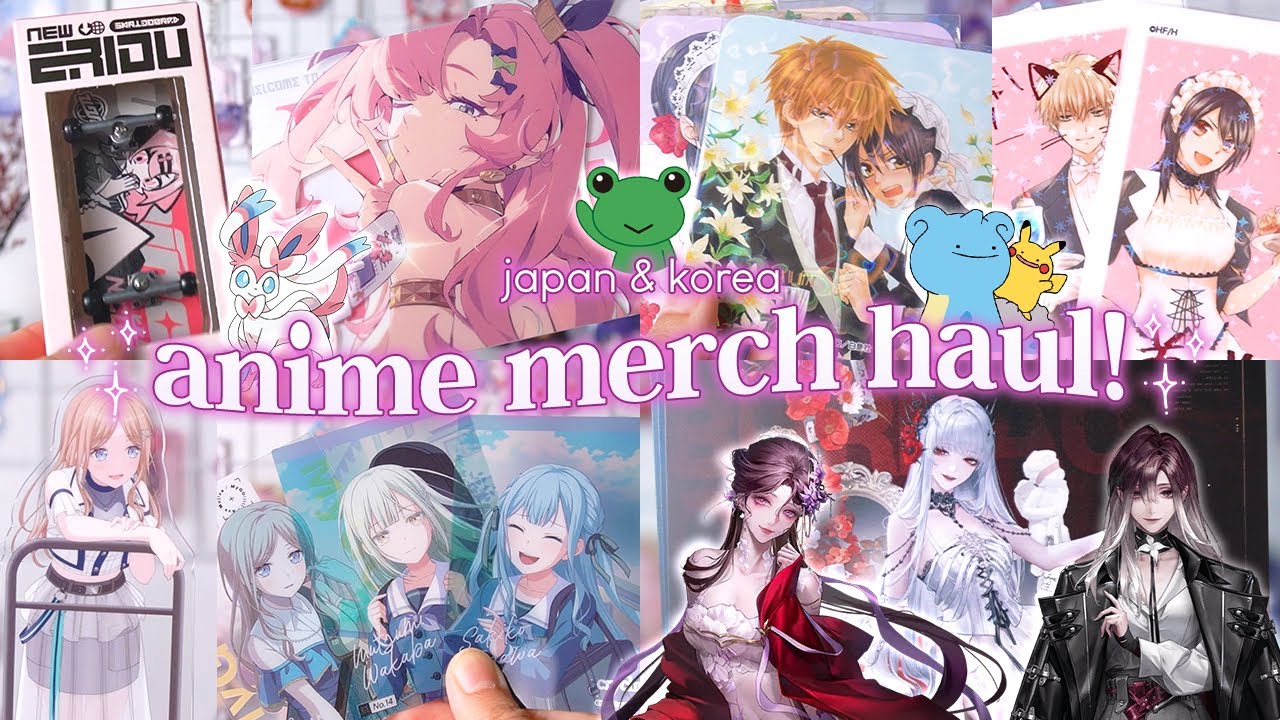 HUGE Japan & Korea Anime Merch Haul 🛍️✨ ft. ZZZ, Bandori, Path to Nowhere, Maid-Sama, Pokemon, etc