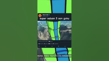 ||Super Saiyan 5 Son Goku||☠️☠️☠️ #editorofdbz #goku